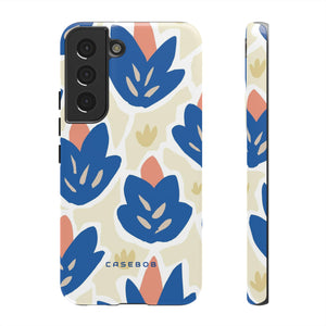 Blue Happy Flower - Protective Phone Case