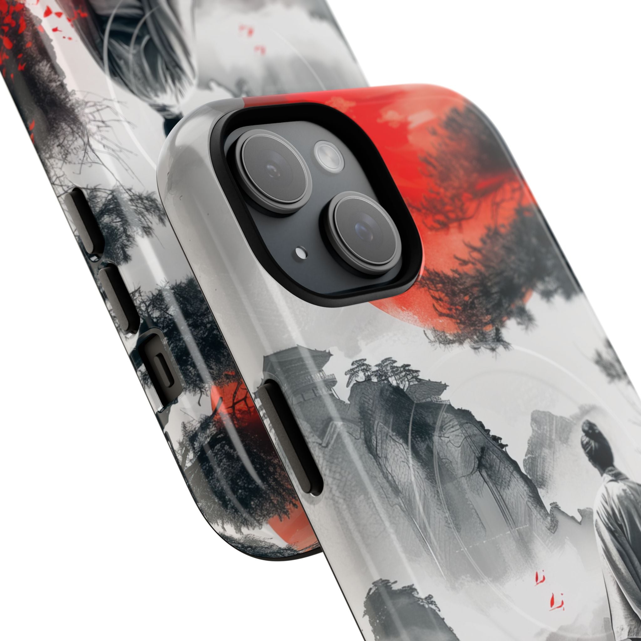 Zen Harmony: Japanese Serenity in Motion iPhone 15 | Tough+ Phone Case