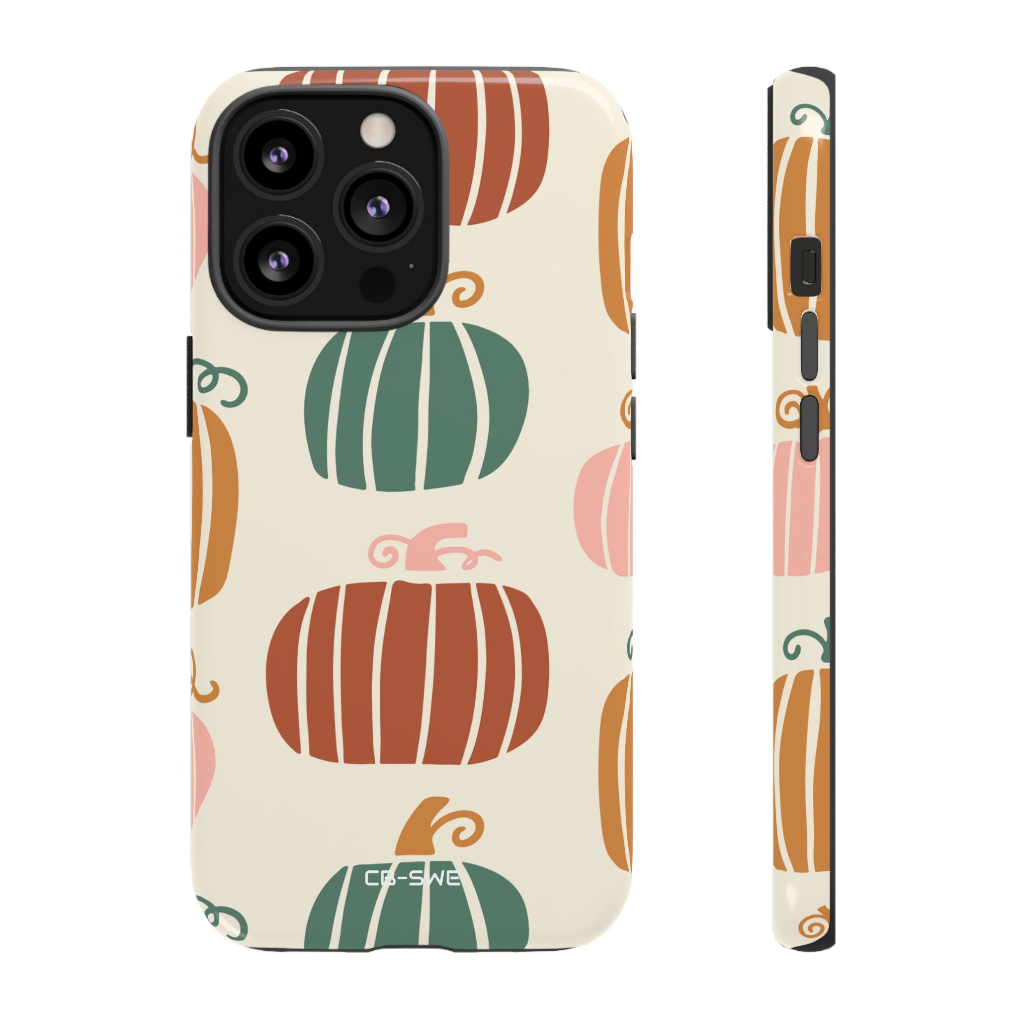 Whimsical Pumpkin Harmony - iPhone Case