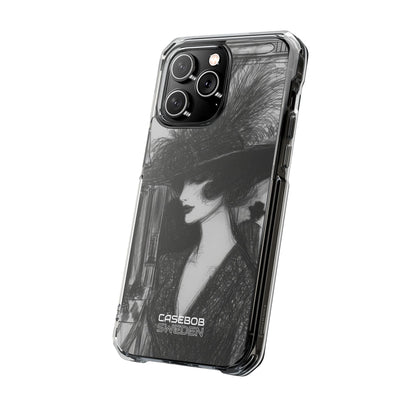 Vintage Feather Elegance iPhone 14 - Impact Clear+