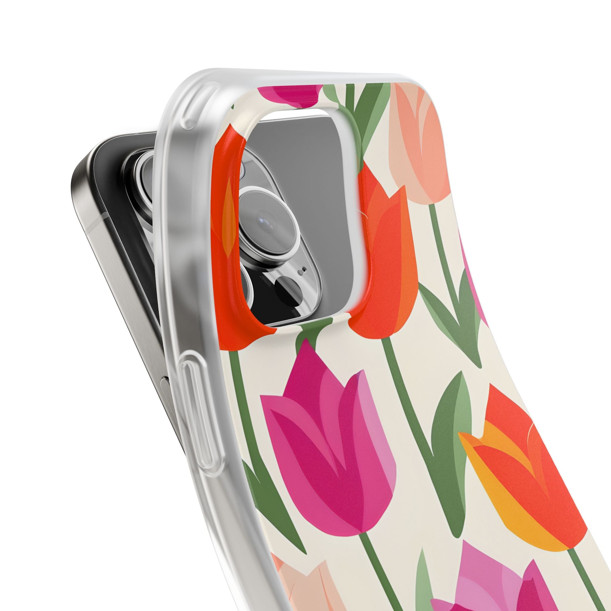 Tulip Harmony Green iPhone 16 Pro Max - Soft Case