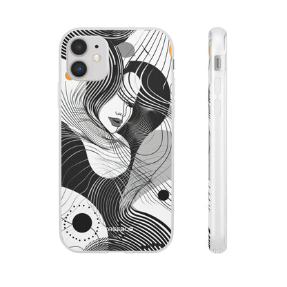 Fluid Noir Rhythm | Flexible Phone Case for iPhone