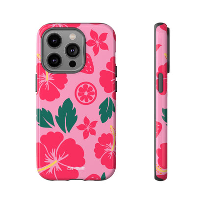 Tropical Hibiscus Harmony - iPhone Case