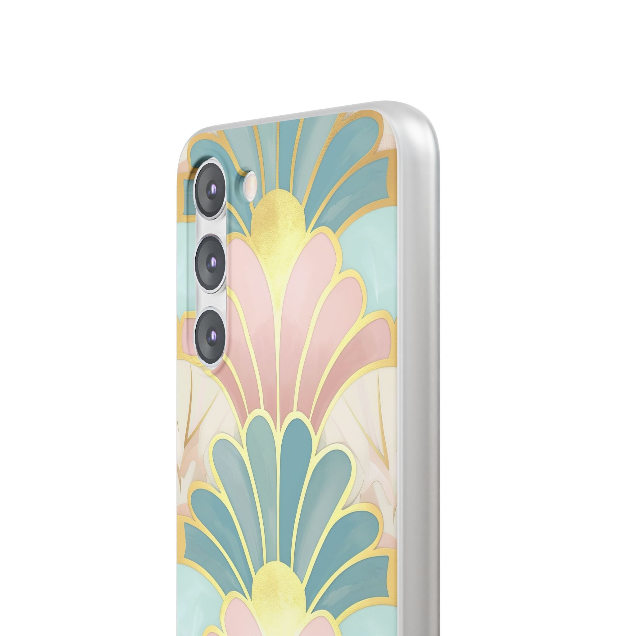 Pastel Deco Elegance - Flexi Samsung S23 Phone Case