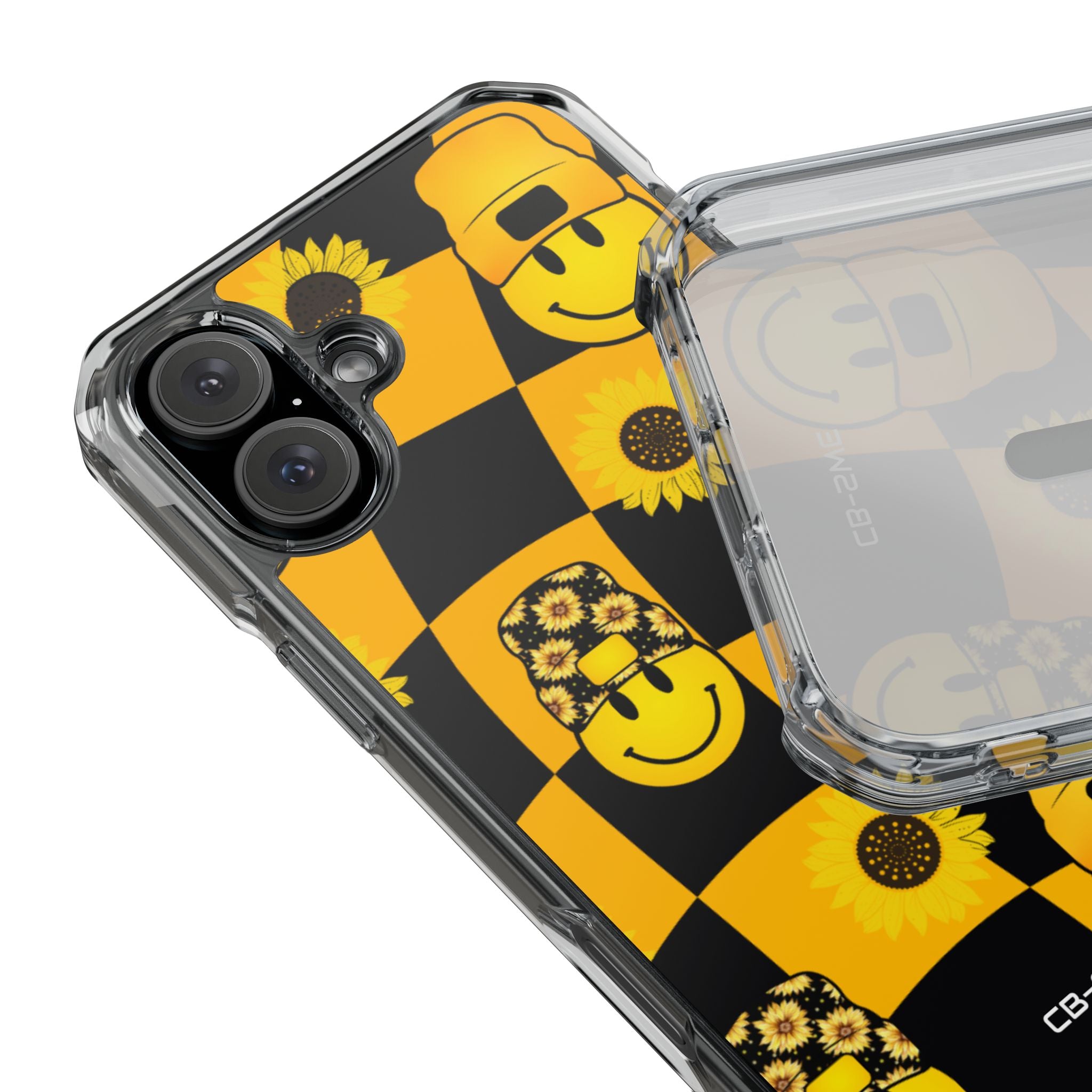 Joyful Checkered Smiles iPhone Case - Impact