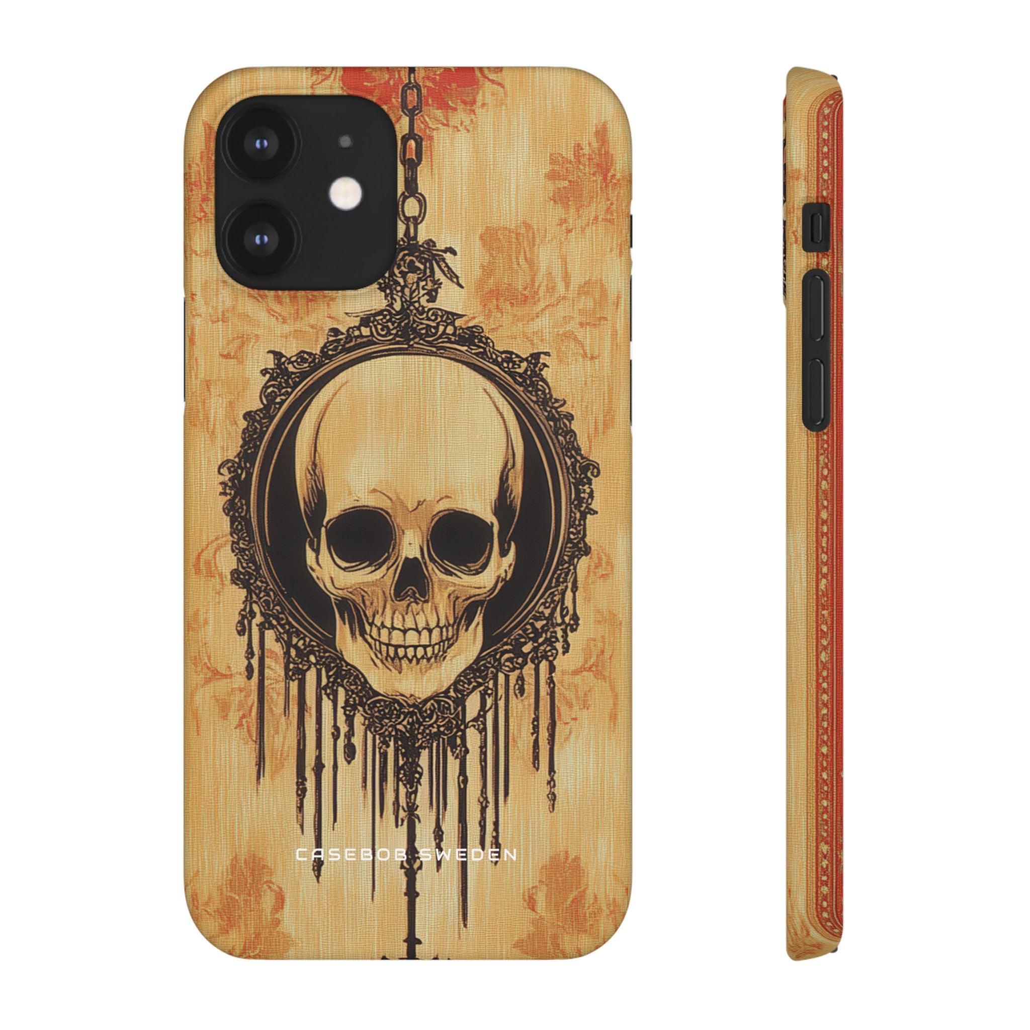 Gothic Skull Elegance iPhone 12 - Slim Phone Case