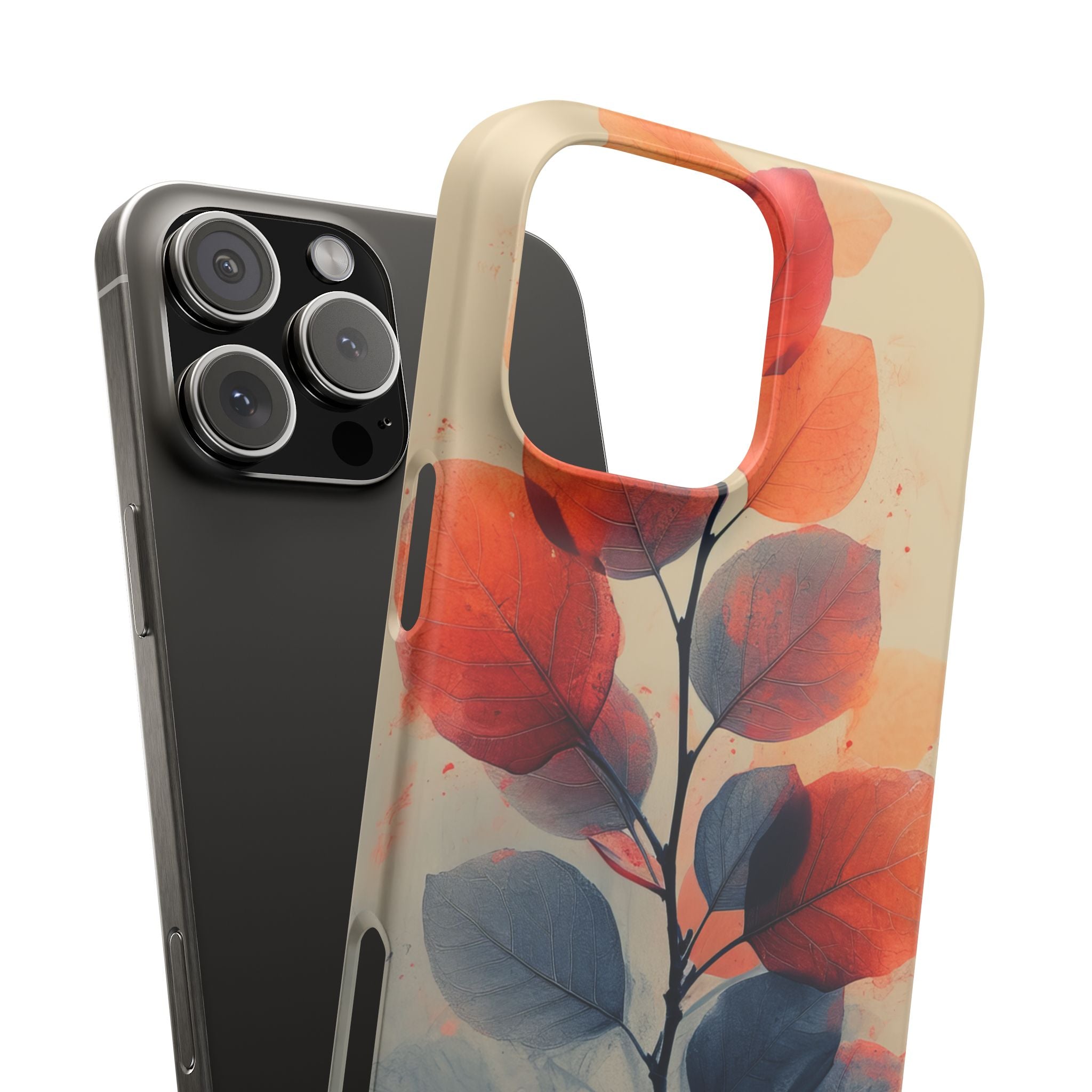 Ethereal Leaf Harmony iPhone 16 - Slim Phone Case