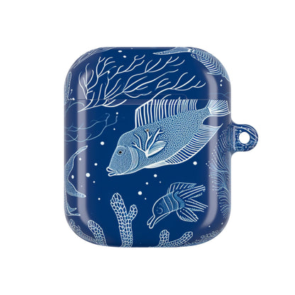 Blue Scale Reef - AirPods Case