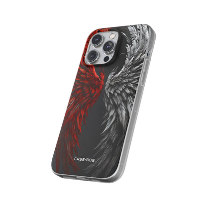 Crimson White Wings iPhone 14 Pro Max Case - Soft