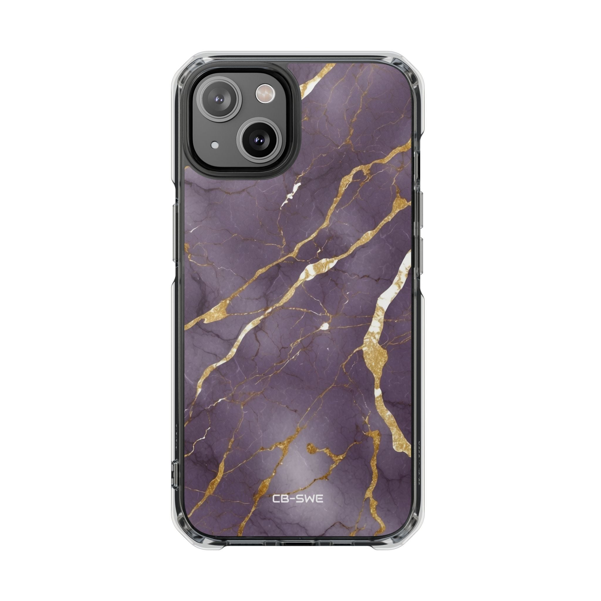 Golden Veins Flowing iPhone Case - Impact