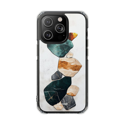 Stone Shapes Embrace iPhone Case - Impact