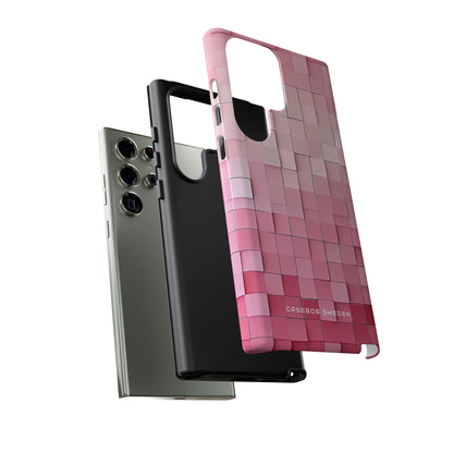 Gradient Pink Mosaic Samsung S23 - Tough Phone Case