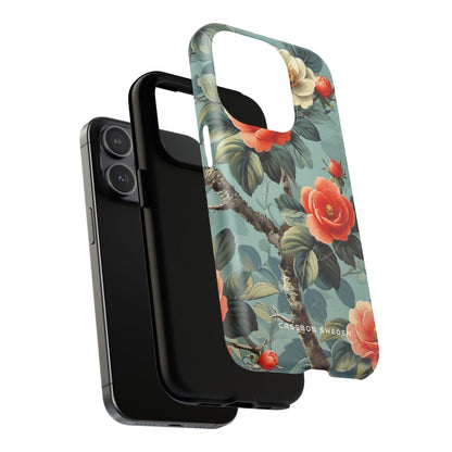 Vintage Floral Romance iPhone 15 | Tough+ Phone Case