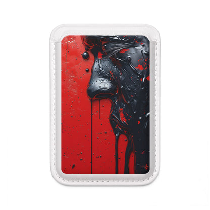 Glossy Black Face Wallet – MagSafe Ready