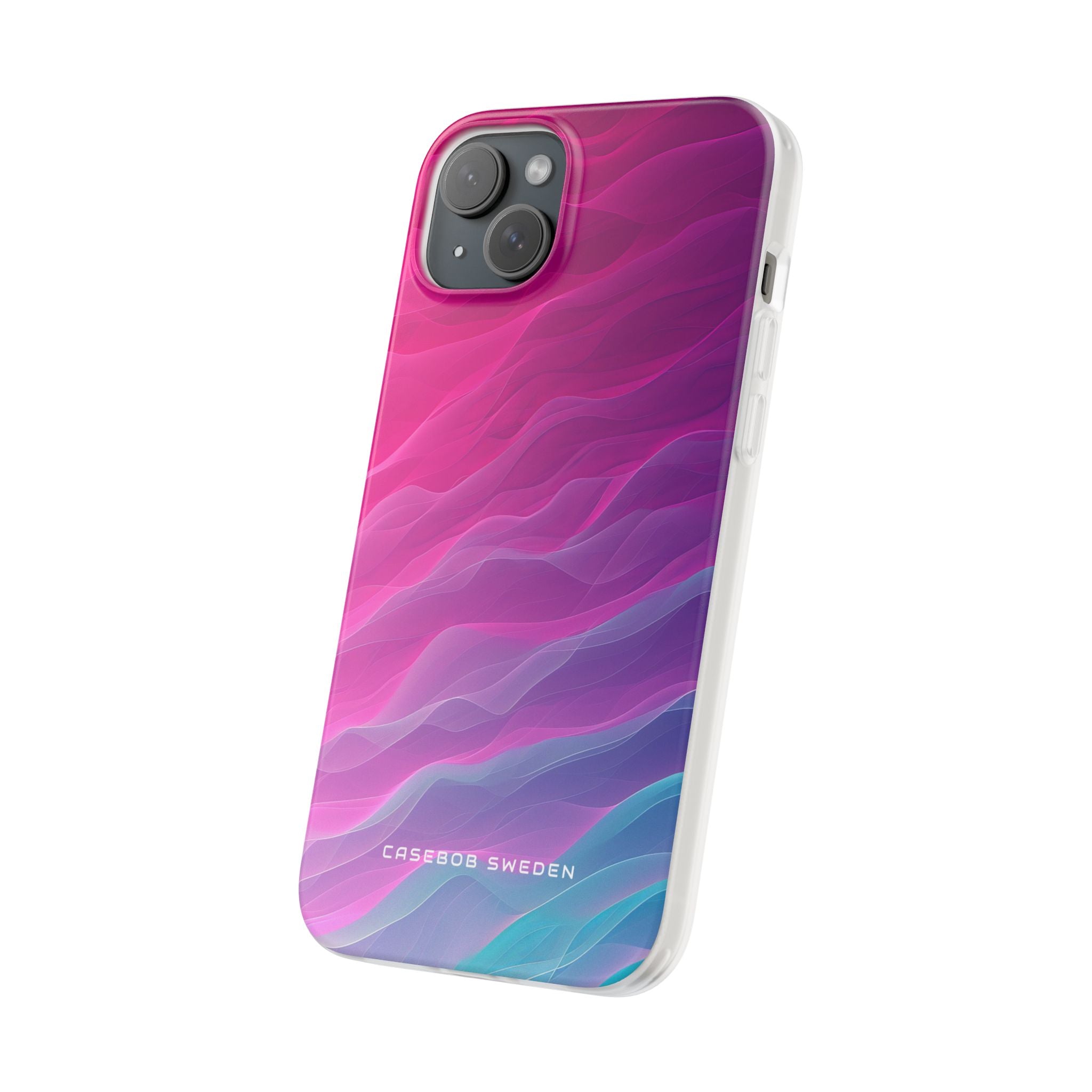 Gradient Oceanflow Waves iPhone 15 - Flexi Phone Case