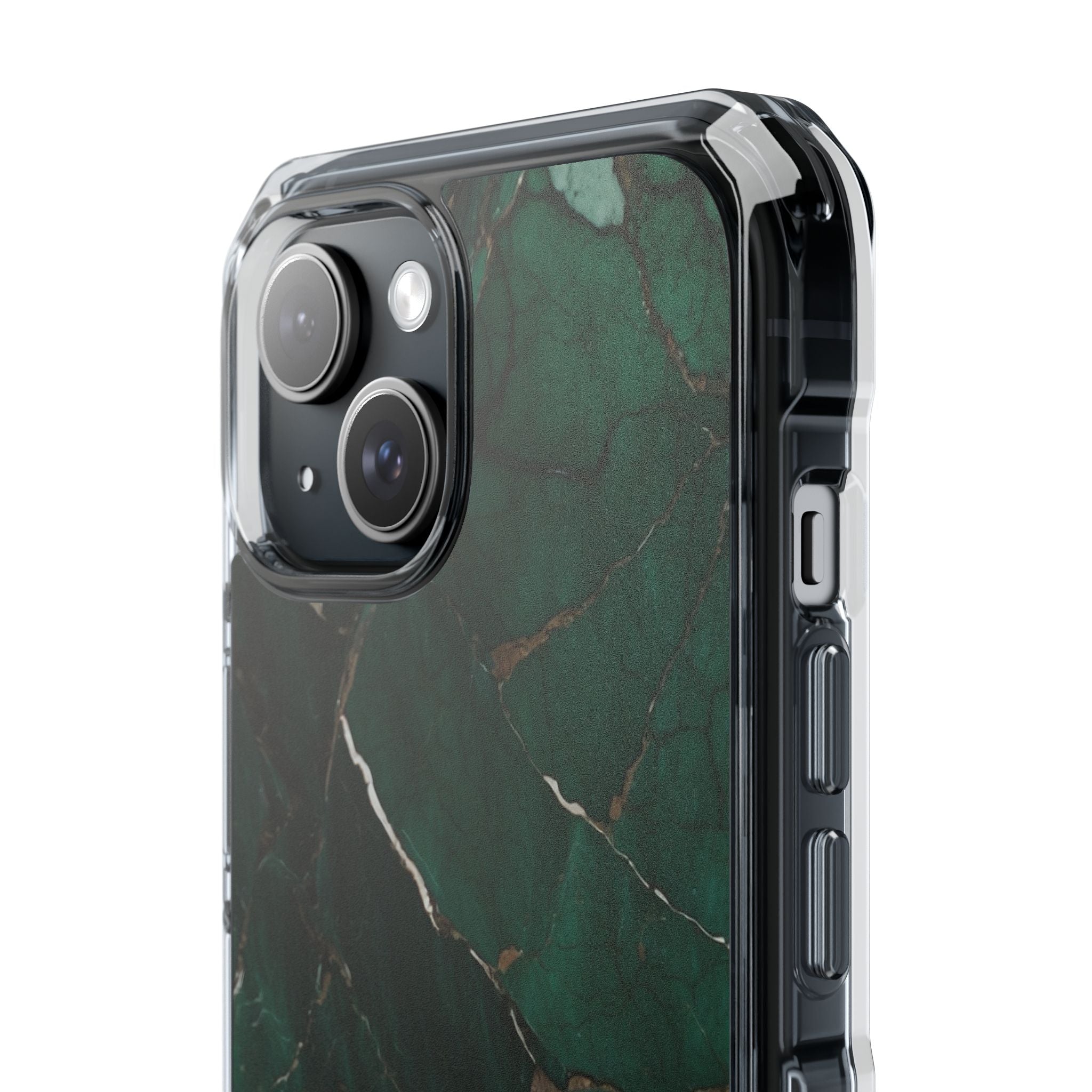 Emerald Veins Flow iPhone Case - Impact