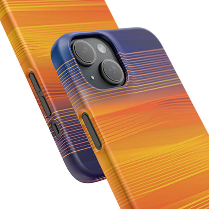 Gradient Sunset Flow iPhone 15 - Slim Phone Case