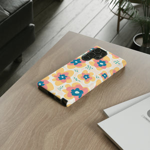 Yellow Happy Flower - Protective Phone Case