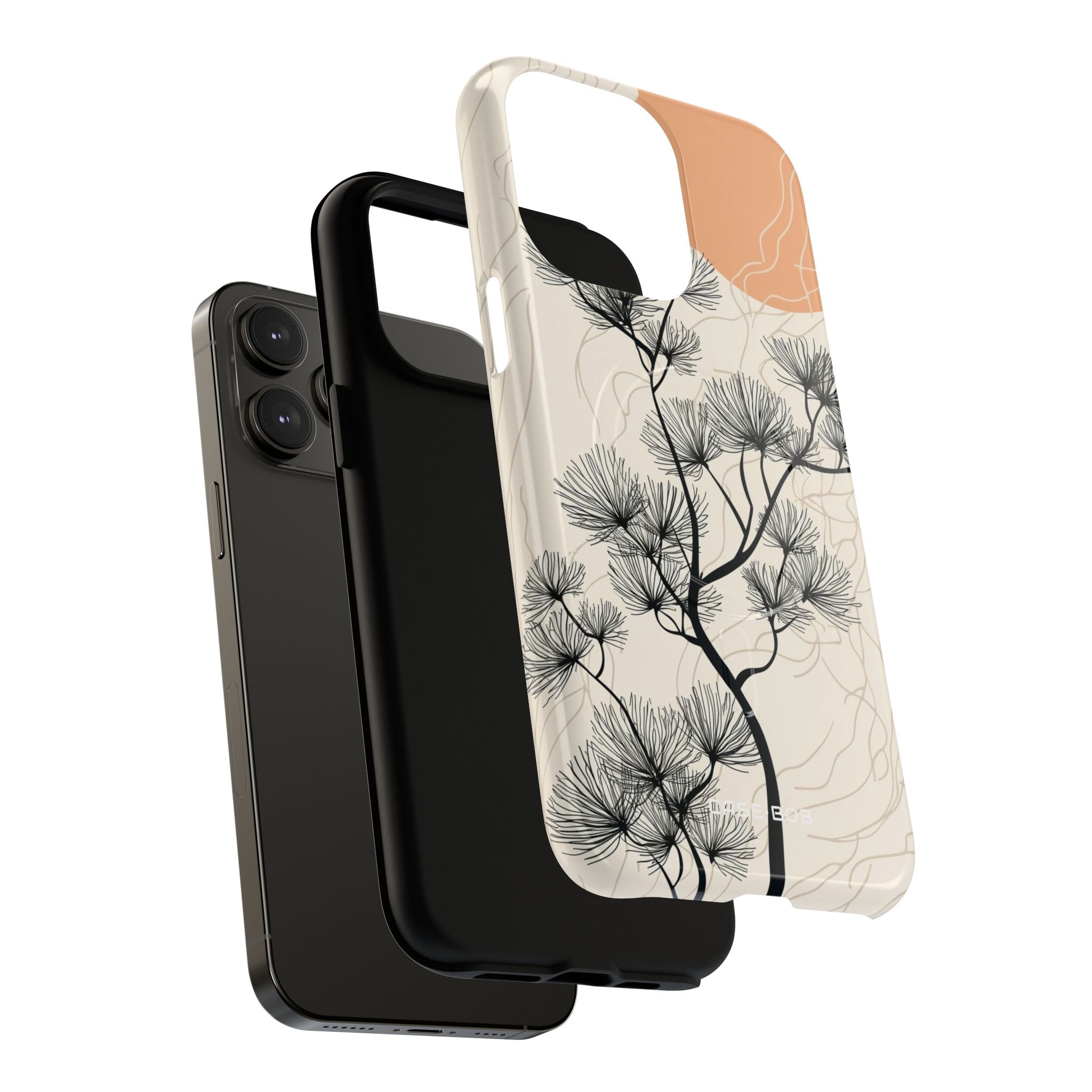 Spiky Tree Sunset iPhone 14 Pro Max Case - Tough+