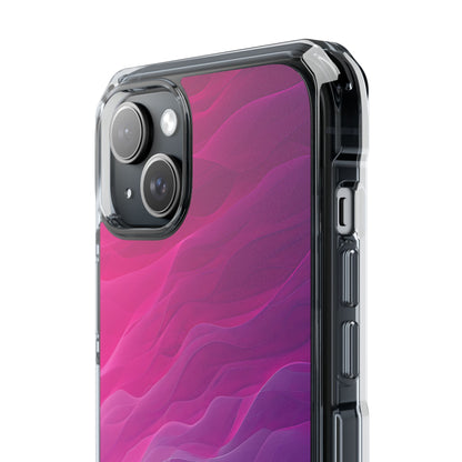 Gradient Oceanflow Waves iPhone 15 - Clear Impact Phone Case