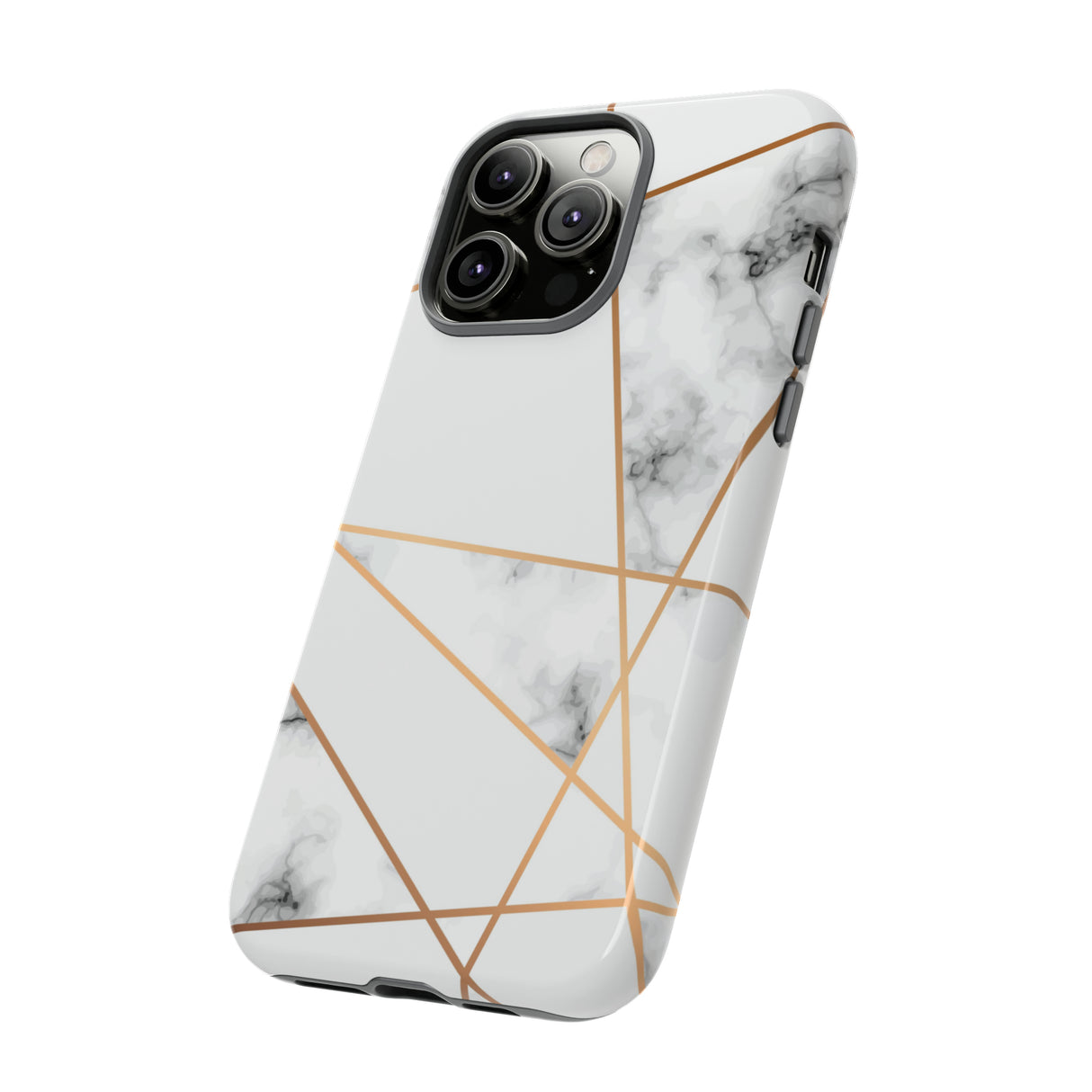 Marble Geometric - Protective Phone Case