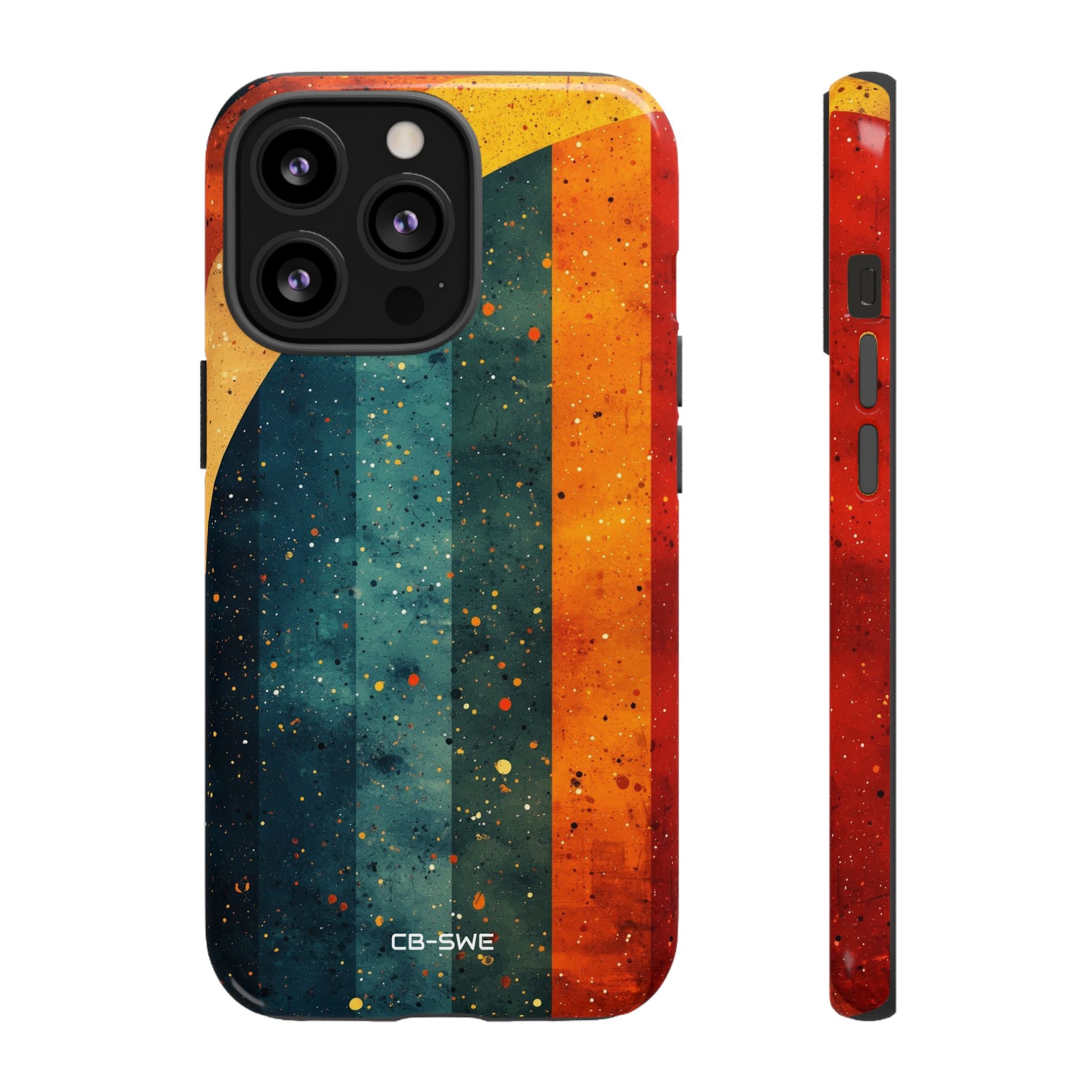 Vibrant Waves Dance - iPhone Case