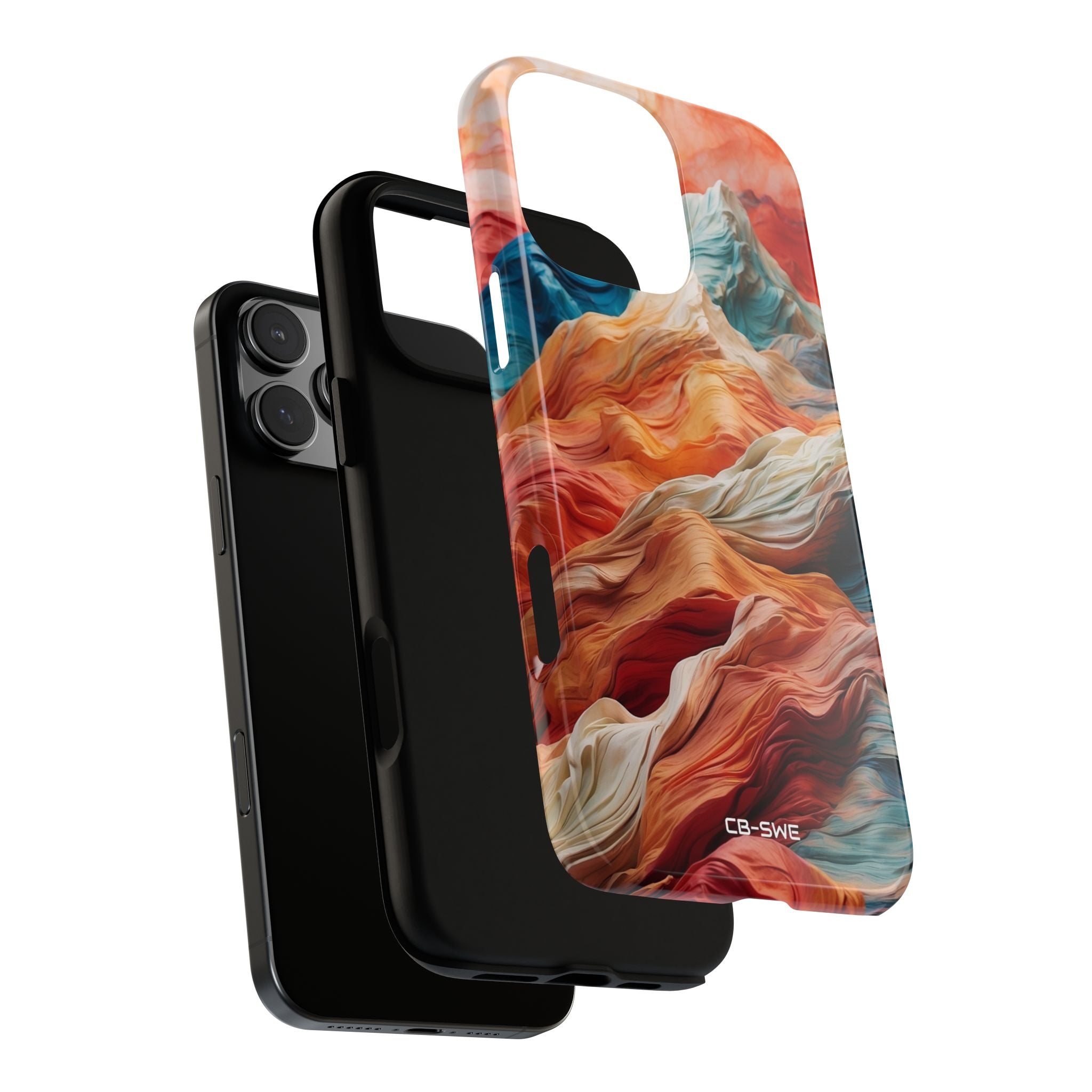 Mountain Waves Flow - iPhone Case