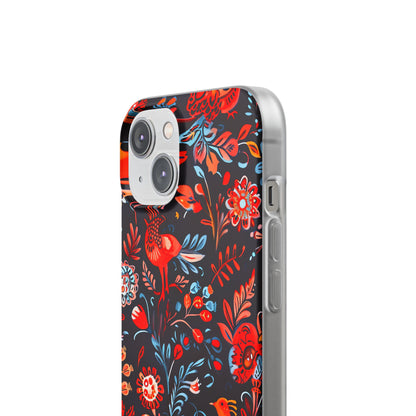 Vivid Birdscape iPhone 14 Case - Soft