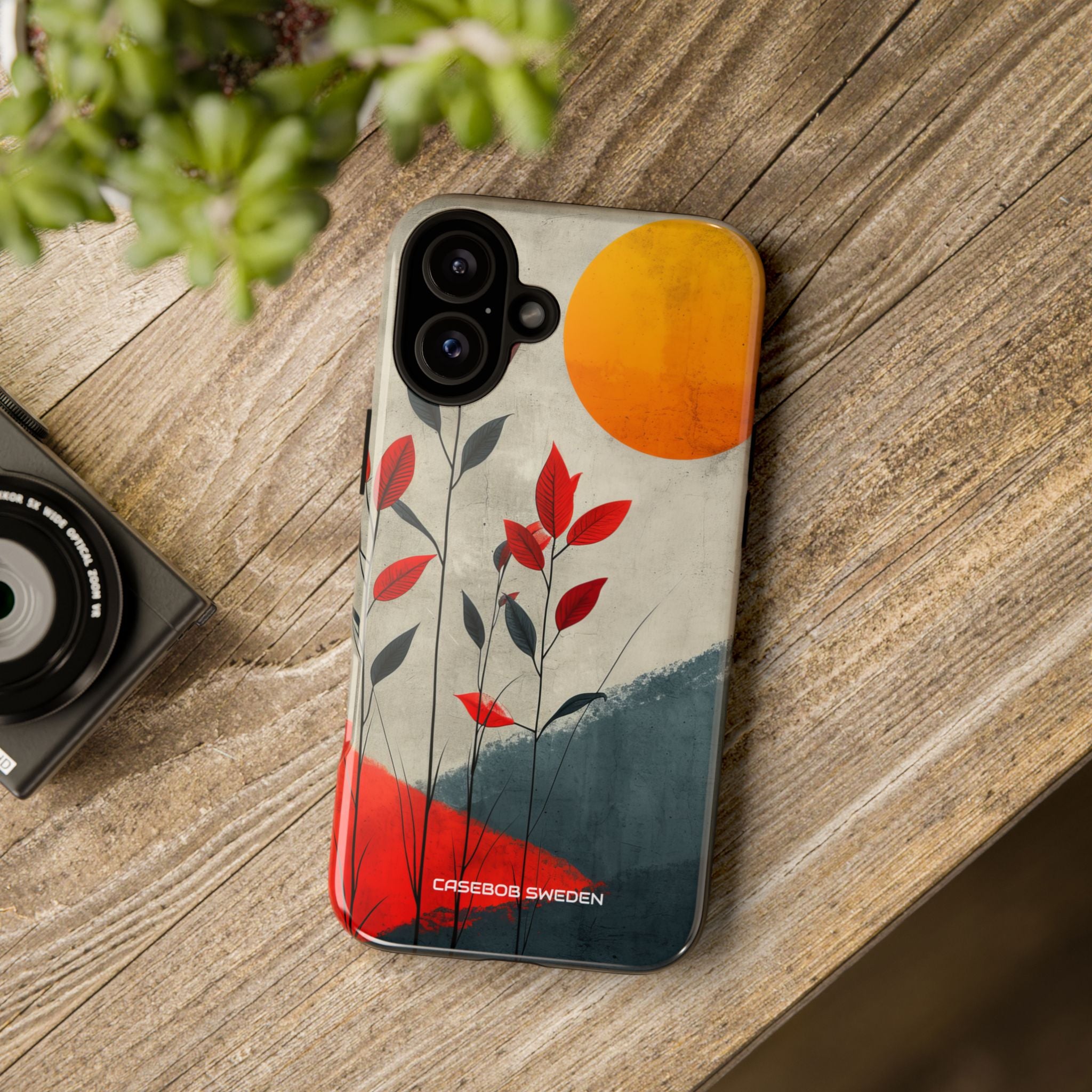 Gray Sunscape - Tough iPhone 16 Phone Case