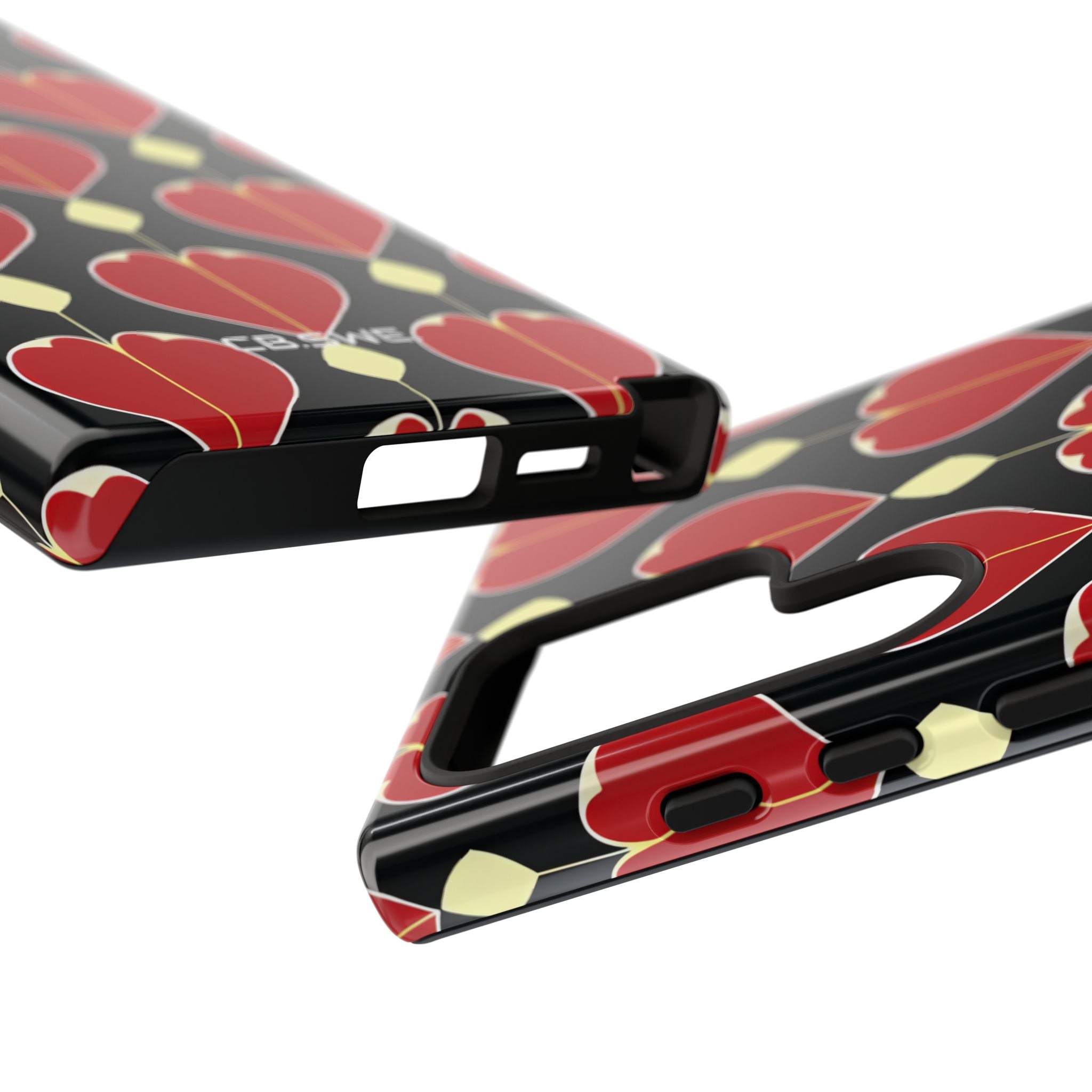 Symmetrical Heart Shape Seamless Colors Samsung S24 - Tough