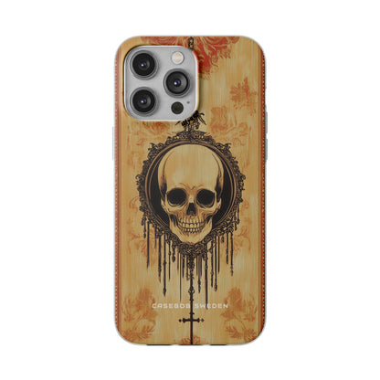 Gothic Skull Elegance iPhone 14 - Flexi Phone Case