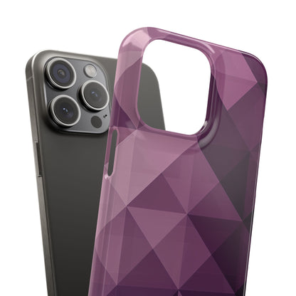 Gradient Purple Mosaic iPhone 15 - Slim Phone Case