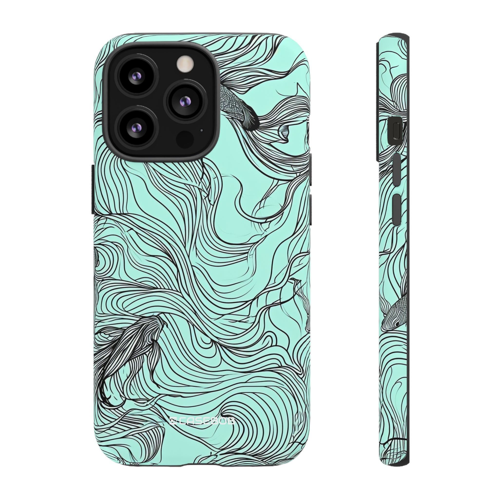 Aqua Serenity | Protective Phone Case for iPhone