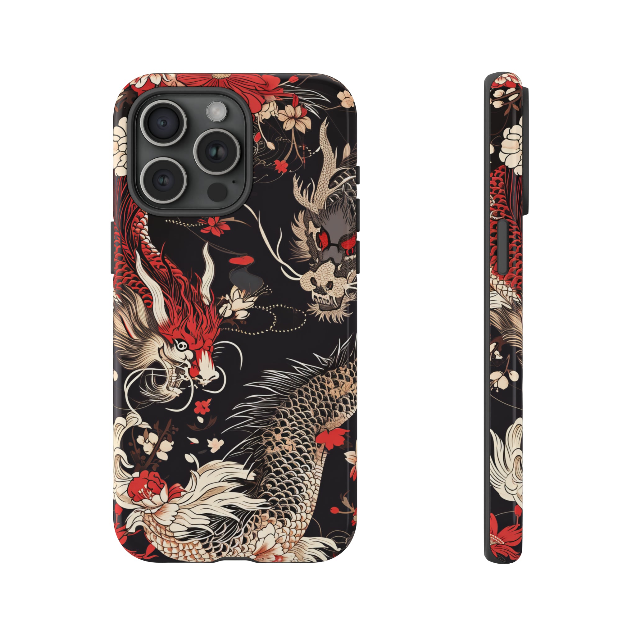 Oni Demons & Sacred Symbols - Protective Phone Case