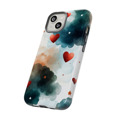 Floating Hearts Dance - iPhone Case