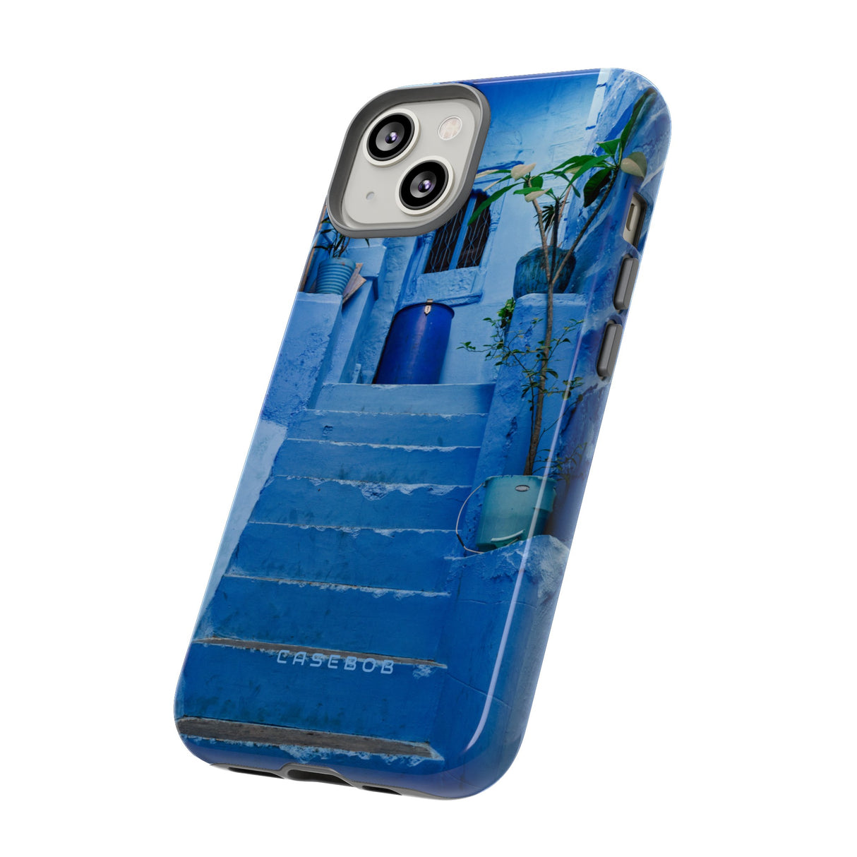 Blue City Morocco - Protective Phone Case