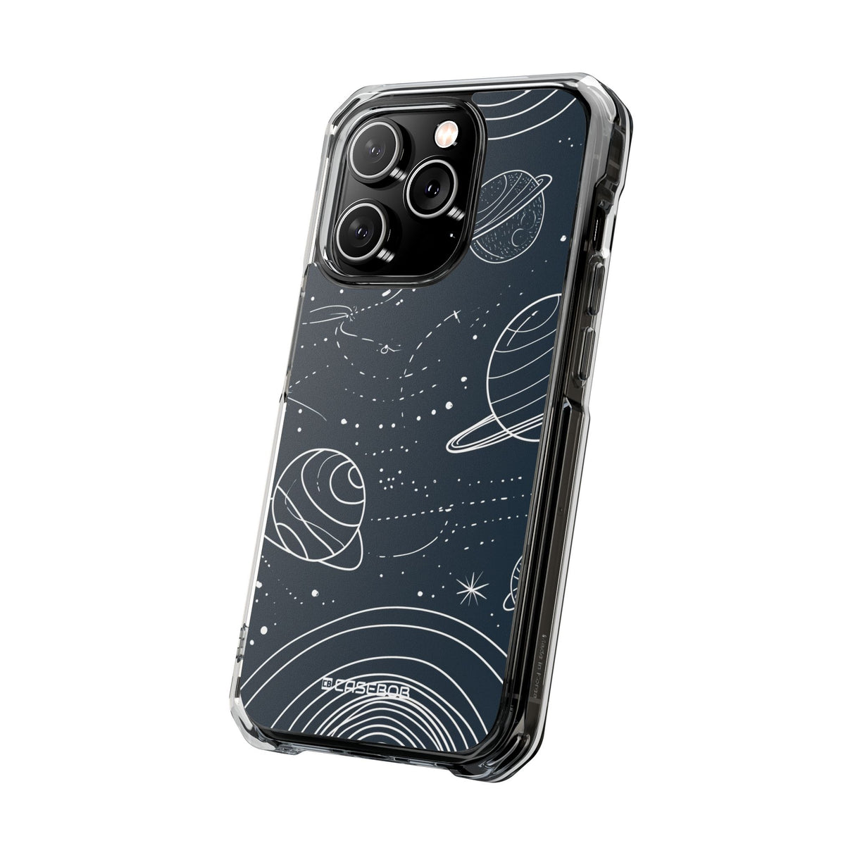 Cosmic Wanderer – Handyhülle für iPhone (Clear Impact – Magnetisch)