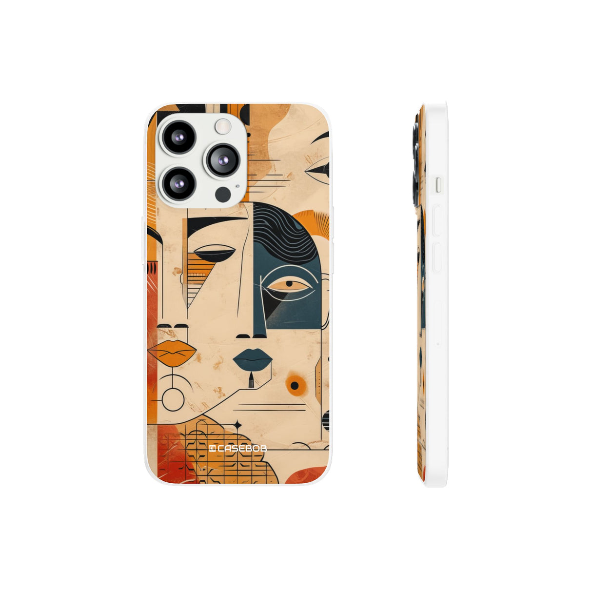 Cubist Introspection | Flexible Phone Case for iPhone