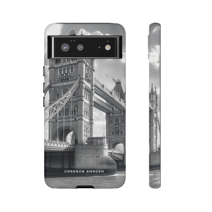 Tower Bridge Monochrome Architecture Study Google Pixel 6 - Tough Phone Case