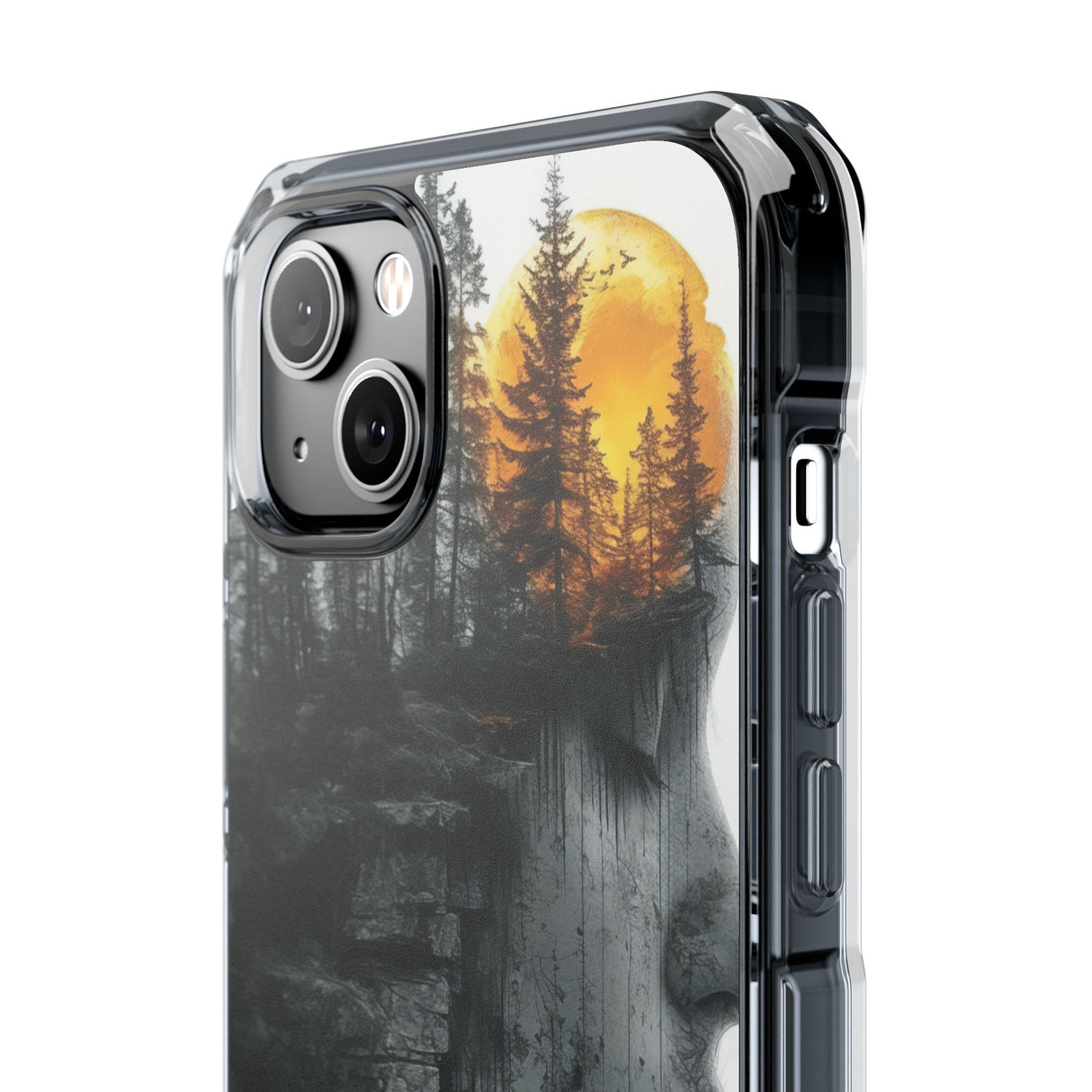 Nature's Reflection - Phone Case for iPhone (Clear Impact - Magnetic)