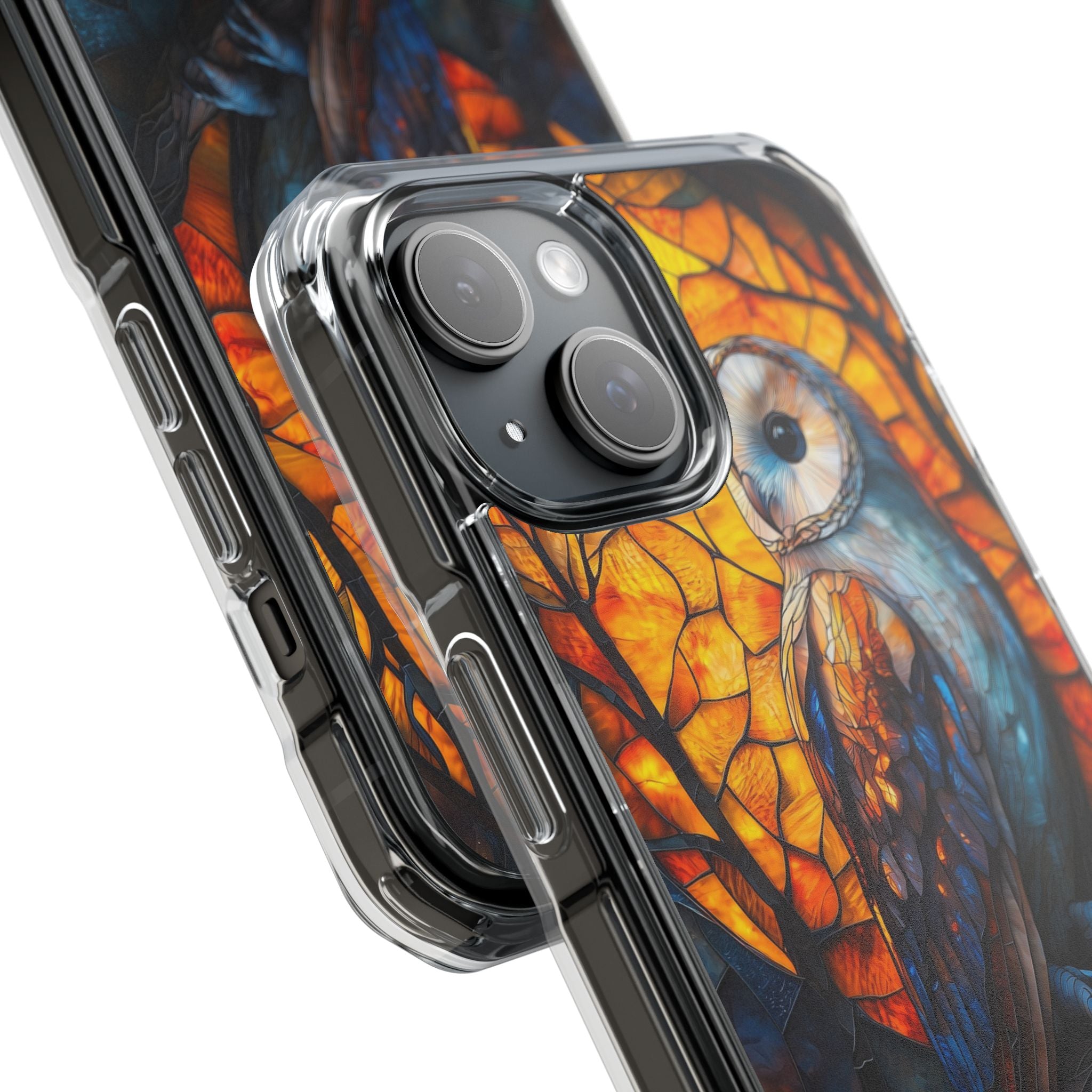 Owl Gazes Moonlight iPhone Case - Impact
