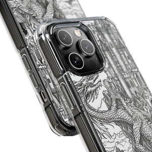 Dragon's Ascent - Phone Case for iPhone (Clear Impact - Magnetic)