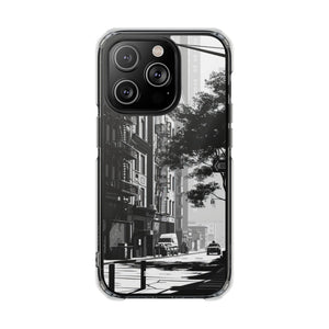 Urban Serenity - Phone Case for iPhone (Clear Impact - Magnetic)