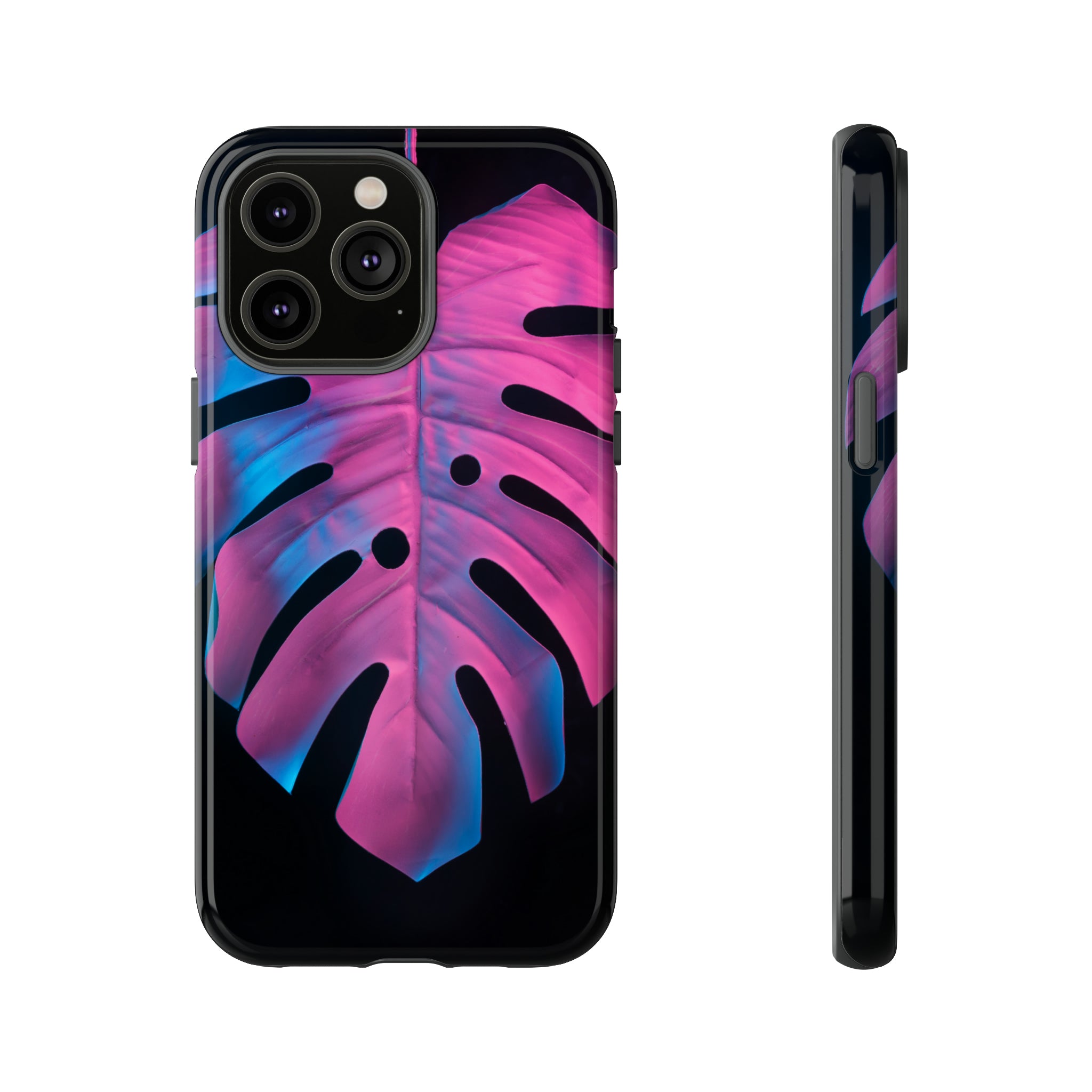 Tropical Palm Leaves - Protective Phone Case