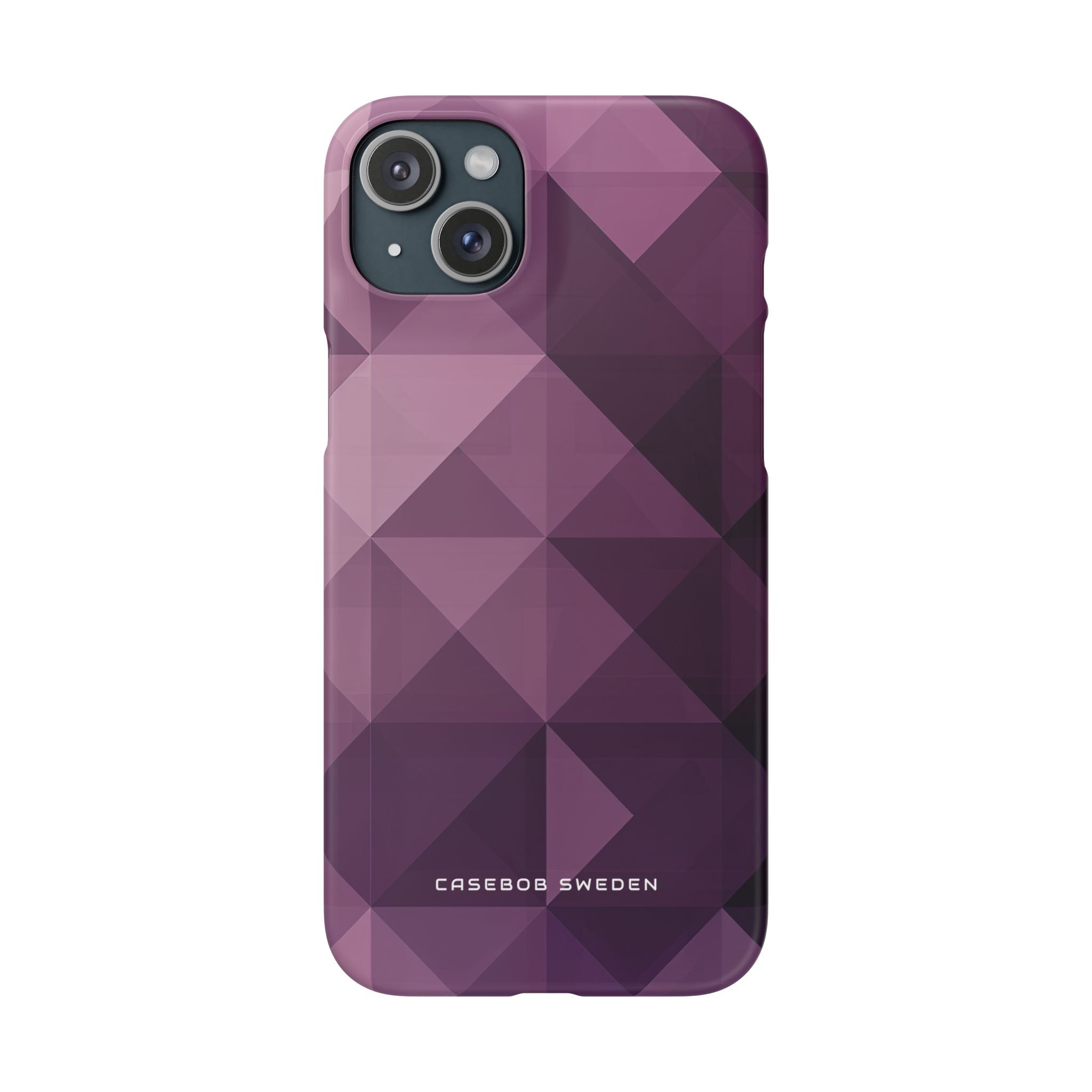 Gradient Purple Mosaic iPhone 15 - Slim Phone Case