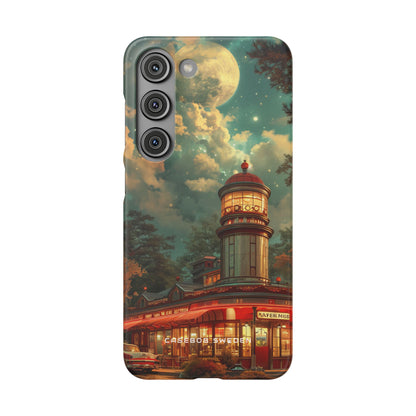 Vintage Moonlit Diner Fantasy Samsung S23 - Slim Phone Case