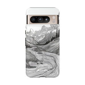 Monochrome Serenity | Protective Phone Case for Google Pixel