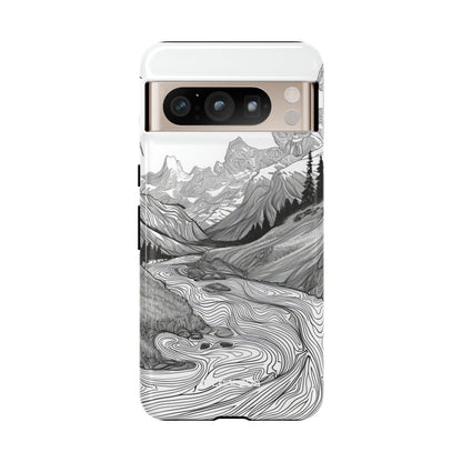 Monochrome Serenity - Phone Case for Google Pixel