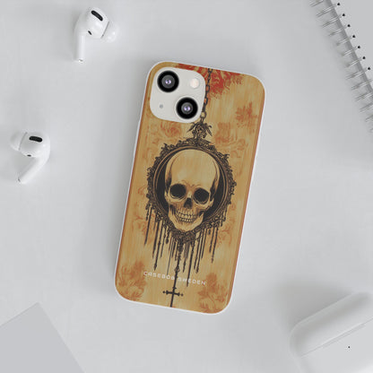 Gothic Skull Elegance iPhone 13 - Flexi Phone Case