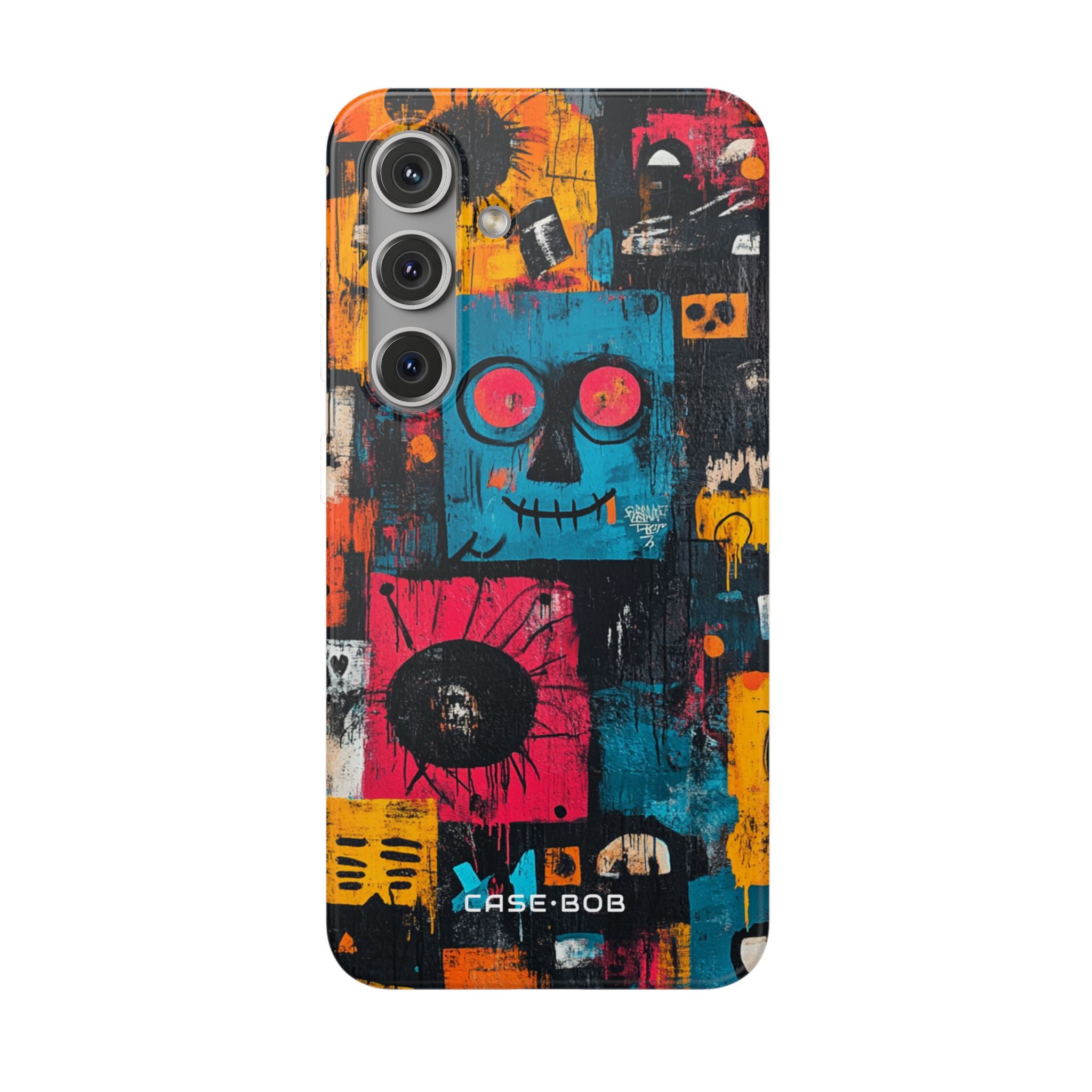 Blue Stitch Smile Samsung S24 Case - Soft